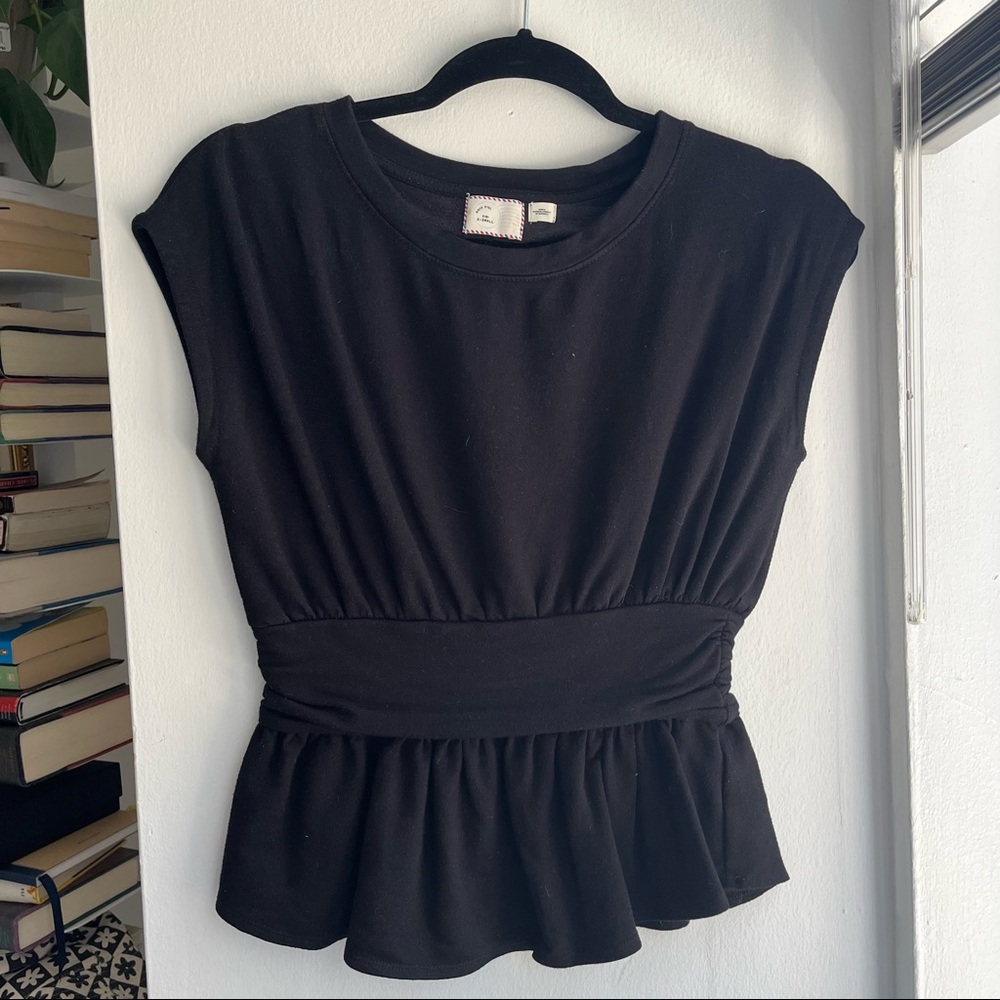 {Anthropologie} 🔷 Soft peplum top